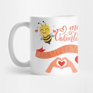 Bee My Valentine Mug